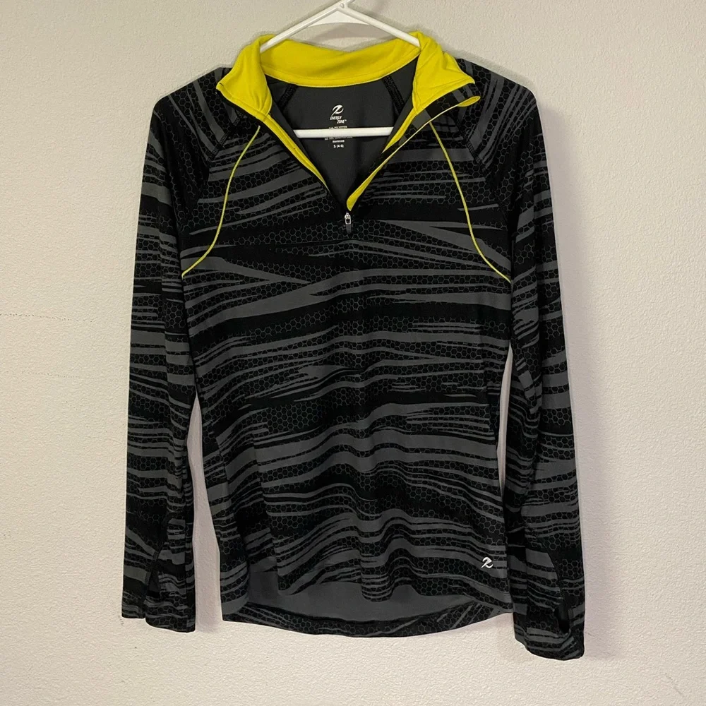 Warm Patterned Quarter Zip - Picture 1 of 5